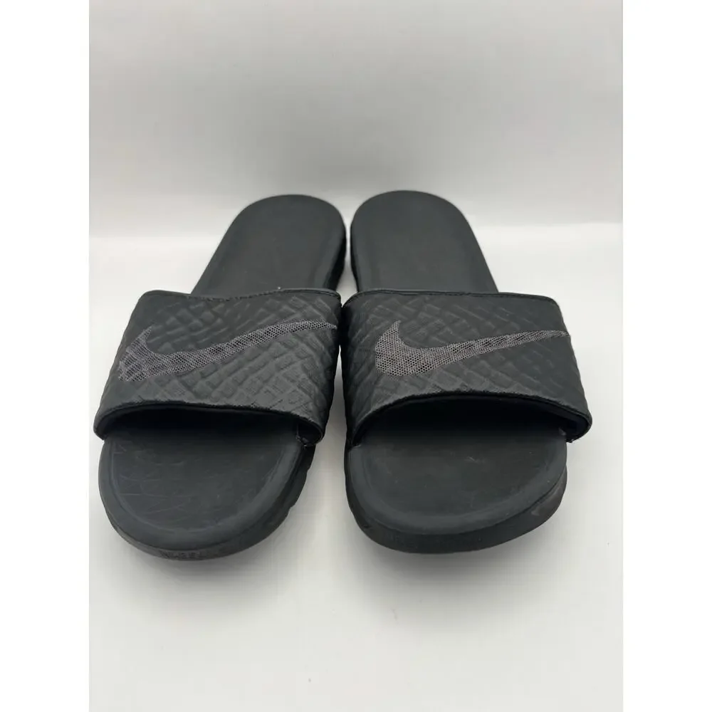 Nike Benassi Solarsoft 2 Black Slides Men Size 9
